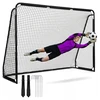 Bipohome Xboost Stiprūs futbolo vartai 300x200 cm - Juodi