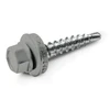 Stoginia savisriegiai su tarpine 4,8x28 mm, T14, RAL9006, 250vnt.