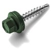 Stoginiai savisriegiai, ZN su tarpine, 4,8 x 28 mm, RAL 6020, 20 vnt.