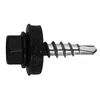 Stoginiai savisriegiai, ZN su tarpine, 4,8 x 28 mm, RAL 8019, 250 vnt.