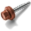 Stoginiai savisriegiai, ZN su tarpine, 4,8 x 28 mm, RAL 8004, 20 vnt.