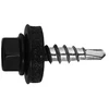 Stoginiai savisriegiai, ZN su tarpine, 4,8 x 19 mm, RAL 8019, 250 vnt.