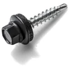 Stoginiai savisriegiai, ZN su tarpine, 4,8 x 35 mm, RAL 6020, 250 vnt.