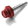 Stoginiai savisriegiai, ZN su tarpine, 4,8 x 28 mm, RAL 3011, 20 vnt.