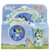 Stor BINGO AND BLUEY mėlynas dogs pusryčių rinkinys, vakarienė, dubuo, lėkštė, puodelis SZ