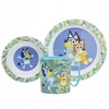 Stor BLUEY DOG AND BINGO pusryčių ir vakarienės rinkinys mikrobangų krosnelei, puodelis 265 ml