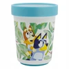 Stor Bluey mikrobangų pusryčių rinkinys. Neslystanti lėkštė + dubuo + puodelis