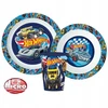 Stor HOT WHEELS CARS pusryčių ir vakarienės indų rinkinys mikrobangėms 3in1