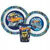 Stor HOT WHEELS CARS pusryčių ir vakarienės indų rinkinys mikrobangėms 3in1