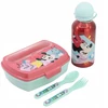 Stor Kombinacija pietų dėžutė + gertuvė + įrankiai - MINNIE - Rožinė - Stačiakampė - Vaikams - Tinka indaplovėms