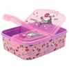 Stor KUROMI HELLO KITTY KOTEK priešpiečių dėžutė LUNCH BOX su 3 skyreliais vaikams