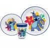Stor LILO I STITCH PREMIUM pusryčių ir vakarienės mikrobangų krosnelės indų rinkinys 3in1