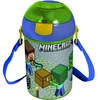 Stor Minecraft gertuvė su dirželiu, 450ml, be Bpa