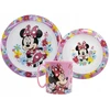 Stor MINNIE MOUSE 3in1 mikrobangų pusryčių rinkinys, puodelis 265 ml