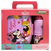 Stor PIETŲ DĖŽĖS RINKINYS MINNIE MOUSE BUTELAS + DĖŽUTĖ