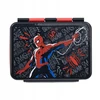 Stor Pietūs dėžutė inox - SPIDERMAN - Juoda lenta - Stačiakampė - Vaikams - Suderinama su indaplovėmis