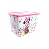Stor Plastová úložná krabice Minnie Mouse - víko na zacvaknutí, 23 l, 03316