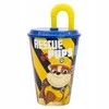 Stor PSI PATROL CHASE MARCHALL RUBBLE kubek ze słomką 430ml