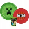 Stor Rinkinys Obiadowy MINECRAFT Talerz Miska Puodelis 0 BPA