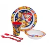 Stor Vaikiškas rinkinys Peliukas Mikis lėkštė, puodelis, dubuo, stalo įrankiai, Disney