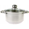 STORDAS Plieninis PUODAS 9x DUGNIS su DANGIU 3,5L 20cm INDUKCINĖS dujos 9305