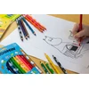 STORIOS ERGONOMIKOS kreidelės Maped Jumbo MOOMINS 12 spalvų vaikams 2+