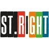 St. Majewski St.right Neon Pad dviejų atvartų mokyklinė pieštukinė, tuščia