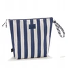 Stripes Navy XL - Didelis vandeniui atsparus kosmetikos krepšys - XL dydis - La Millou