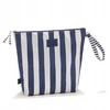 Stripes Navy XL - Didelis vandeniui atsparus kosmetikos krepšys - XL dydis - La Millou