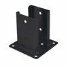 Stulpelių pagrindas Grundline 121x150x2.5mm juodas
