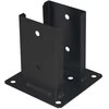 Stulpelių pagrindas Grundline 71x71x120x2.5mm juodas
