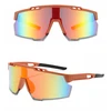 Stylion Sportiniai akiniai nuo saulės su Uv400 filtru, oranžiniai veidrodiniai