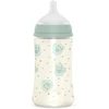 SUAVINEX BONHOMIA - 1x fiziologinis buteliukas, plastikinis, žalias, 270 ml, 3m+