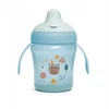 SUAVINEX FOREST - buteliukas, neišsiliejantis plastikinis puodelis, 200ml, 6m+ (mėlyna)