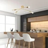 Sufitowa lampa do salonu Helix 4688 TK Lighting rustykalna metalo sp. auksinė