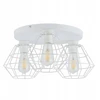 Sufitowa potrójna lampa loftowa Diamond 6214 TK Lighting druciana balta