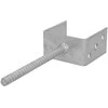 U tipo tvirtinimo pagrindas su inkaru Suki.International 101x100x65x200x5.0mm karštai cinkuotas