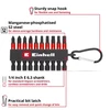 Sukimo antgalių rinkinys EINHELL, PZ1/PZ2/T15/T20/T25/T30/H4/H5, smūginiai, su karabinu, 10 vnt.
