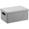 Sulankstoma laikymo dėžė Vega NHG 13x27x18cm veltinio/šv.pilka
