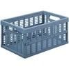 Sulankstoma plastikinė dėžė M NHG 35.5x24.2x16.3cm mėlyna