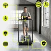 Sulankstomas namų bėgimo takelis HyperMotion 2 viename, juodas, iki 10 km/h