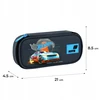 Sulankstomas pieštukų dėklas berniukams, mokyklinis mėlynas Hot Wheels Kite