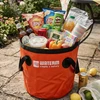 Sulankstomas turistinis kibiras, indas stovyklavimui, palapinė, stiprus, 20L