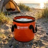 Sulankstomas turistinis kibiras, indas stovyklavimui, palapinė, stiprus, 20L