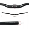 SUlenkta DVIRAČIO RANKA DVIRAČIO JUODAM ALUMINIO WAKE 720mm / 31,8mm