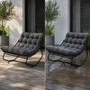 Supamas fotelis Gordon 73x118x67 cm, pilkas