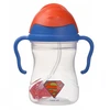 Superman b.box Vandens butelis su pasvertu šiaudeliu, 240 ml