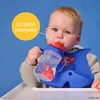Superman b.box Vandens butelis su pasvertu šiaudeliu, 240 ml