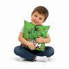 Supreme Style Pagalvės užvalkalas 40x40 Minecraft Žalias dvipusis veliūrinis Creeper darželiui