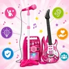 Suprimo Didelis muzikos rinkinys Elektrinės gitaros stiprintuvas viryklės stovas + mikrofonas